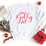 Sweatshirt-Jolly AF Sweatshirt-S-White-Jack N Roy