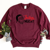 Sweatshirt-Judgy Much? Sweatshirt-S-Maroon-Jack N Roy