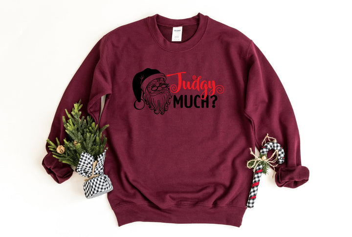 Sweatshirts-Judgy Much? Sweatshirt-S-Maroon-Jack N Roy