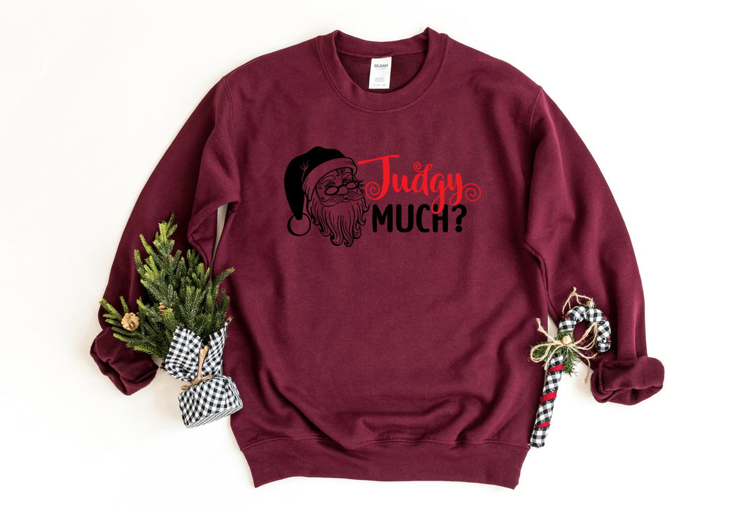 Sweatshirts-Judgy Much? Sweatshirt-S-Maroon-Jack N Roy