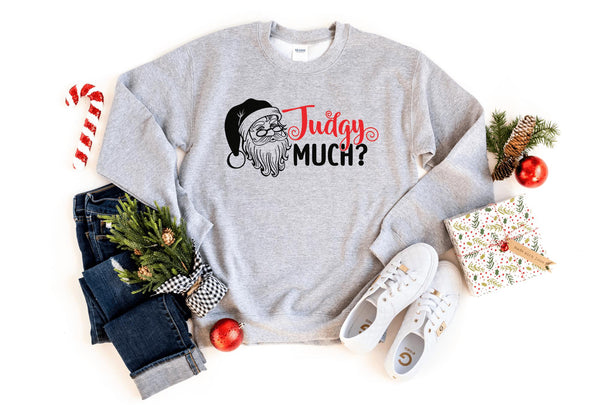 Sweatshirt-Judgy Much? Sweatshirt-S-Sport Grey-Jack N Roy