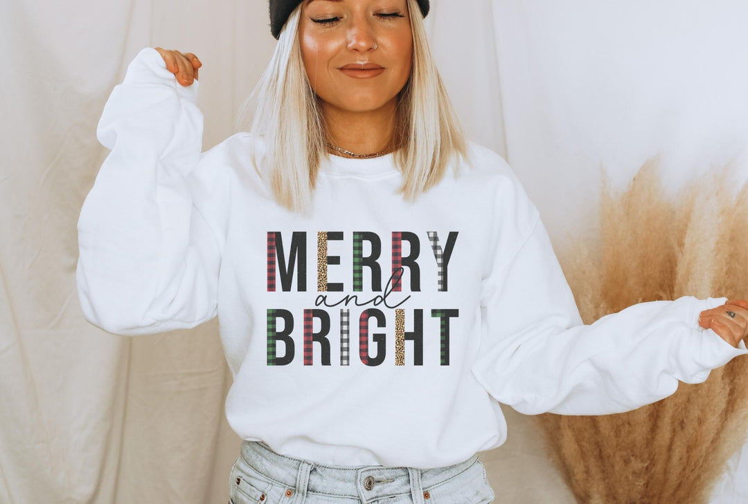 Sweatshirts-Merry & Bright Sweatshirt-Jack N Roy
