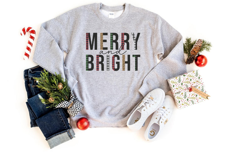 Sweatshirts-Merry & Bright Sweatshirt-S-Sport Grey-Jack N Roy