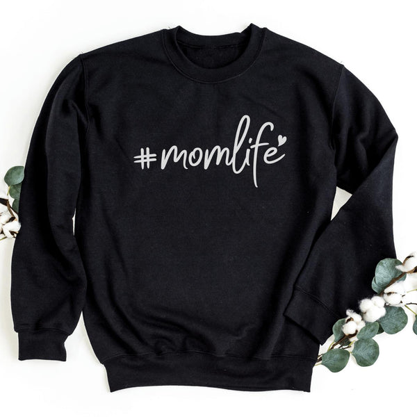 Sweatshirt-#momlife Sweatshirt-S-Black-Jack N Roy