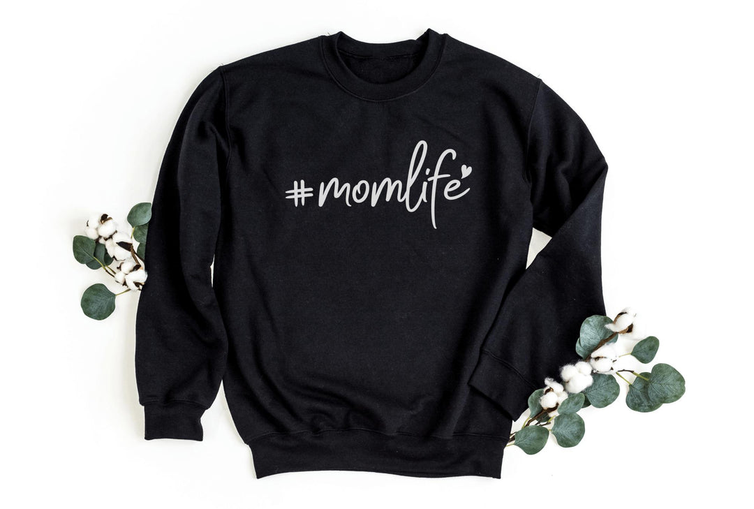 Sweatshirts-#momlife Sweatshirt-S-Black-Jack N Roy