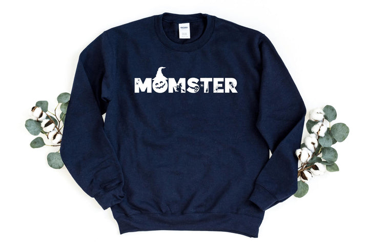 Sweatshirts-Momster Sweatshirt-S-Navy-Jack N Roy