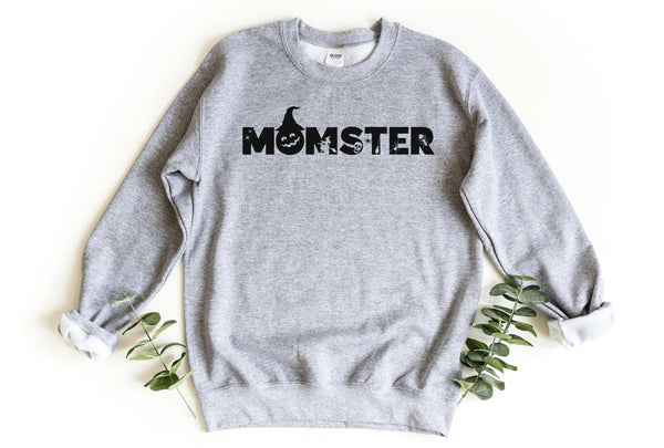 Sweatshirt-Momster Sweatshirt-S-Sport Grey-Jack N Roy