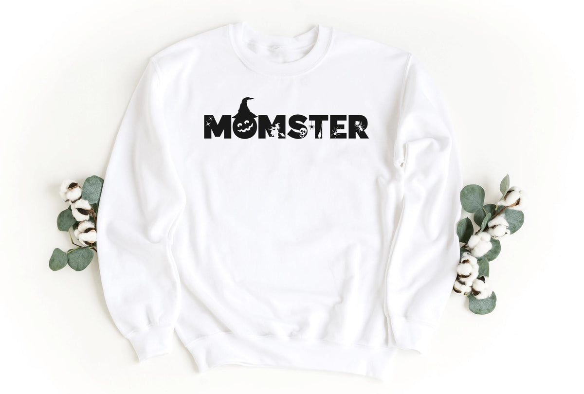 Sweatshirt-Momster Sweatshirt-S-White-Jack N Roy