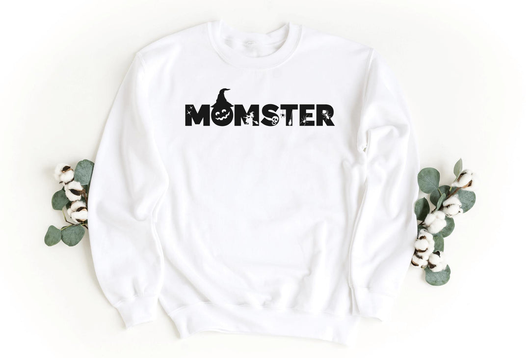Sweatshirts-Momster Sweatshirt-S-White-Jack N Roy
