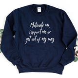 Sweatshirt-Motivate Me Sweatshirt-S-Navy-Jack N Roy