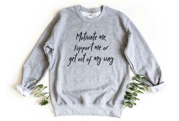Sweatshirt-Motivate Me Sweatshirt-S-Sport Grey-Jack N Roy