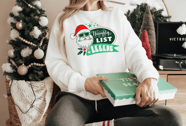 Sweatshirt-Naughty List Legend Sweatshirt-Jack N Roy
