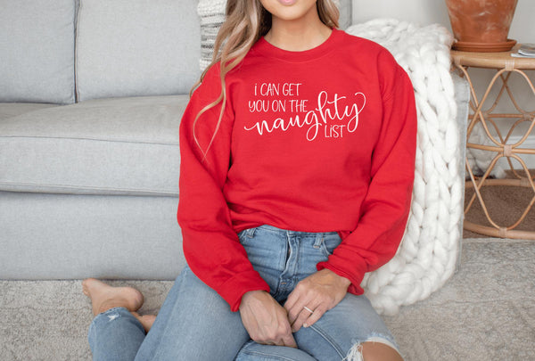 Sweatshirt-Naughty List Sweatshirt-Jack N Roy