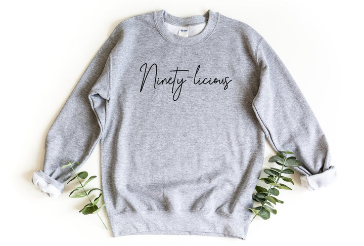 Sweatshirts-Ninety-licious Sweatshirt-S-Sport Grey-Jack N Roy