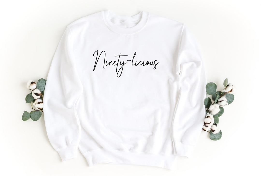 Sweatshirts-Ninety-licious Sweatshirt-S-White-Jack N Roy