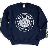Sweatshirt-Not Your Basic Witch Sweatshirt-S-Navy-Jack N Roy