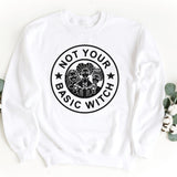 Sweatshirt-Not Your Basic Witch Sweatshirt-S-White-Jack N Roy