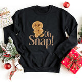 Sweatshirt-Oh Snap! Sweatshirt-S-Black-Jack N Roy