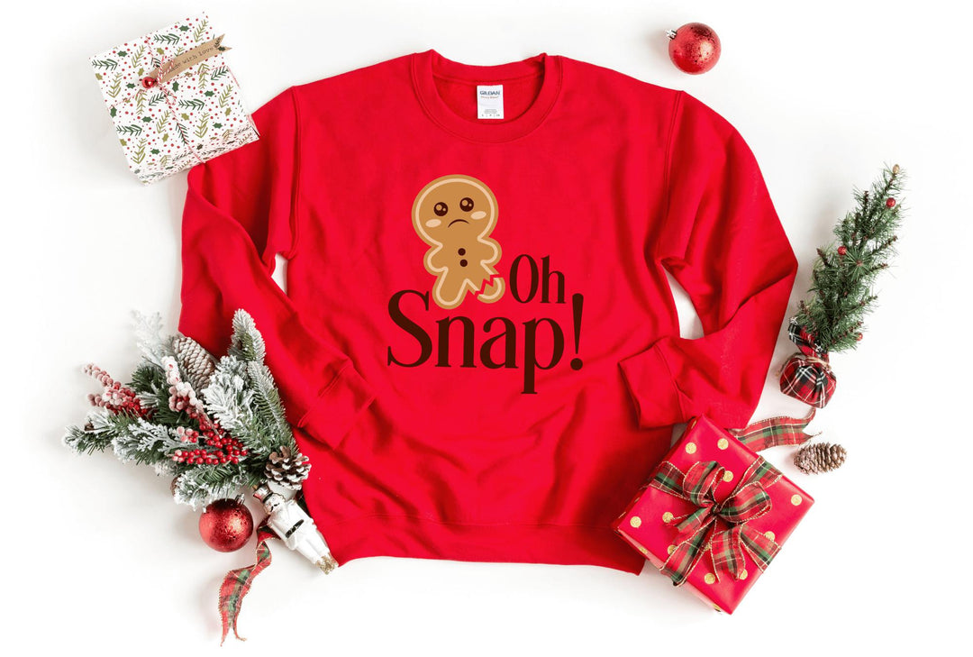 Sweatshirts-Oh Snap! Sweatshirt-S-Red-Jack N Roy