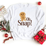 Sweatshirt-Oh Snap! Sweatshirt-S-White-Jack N Roy