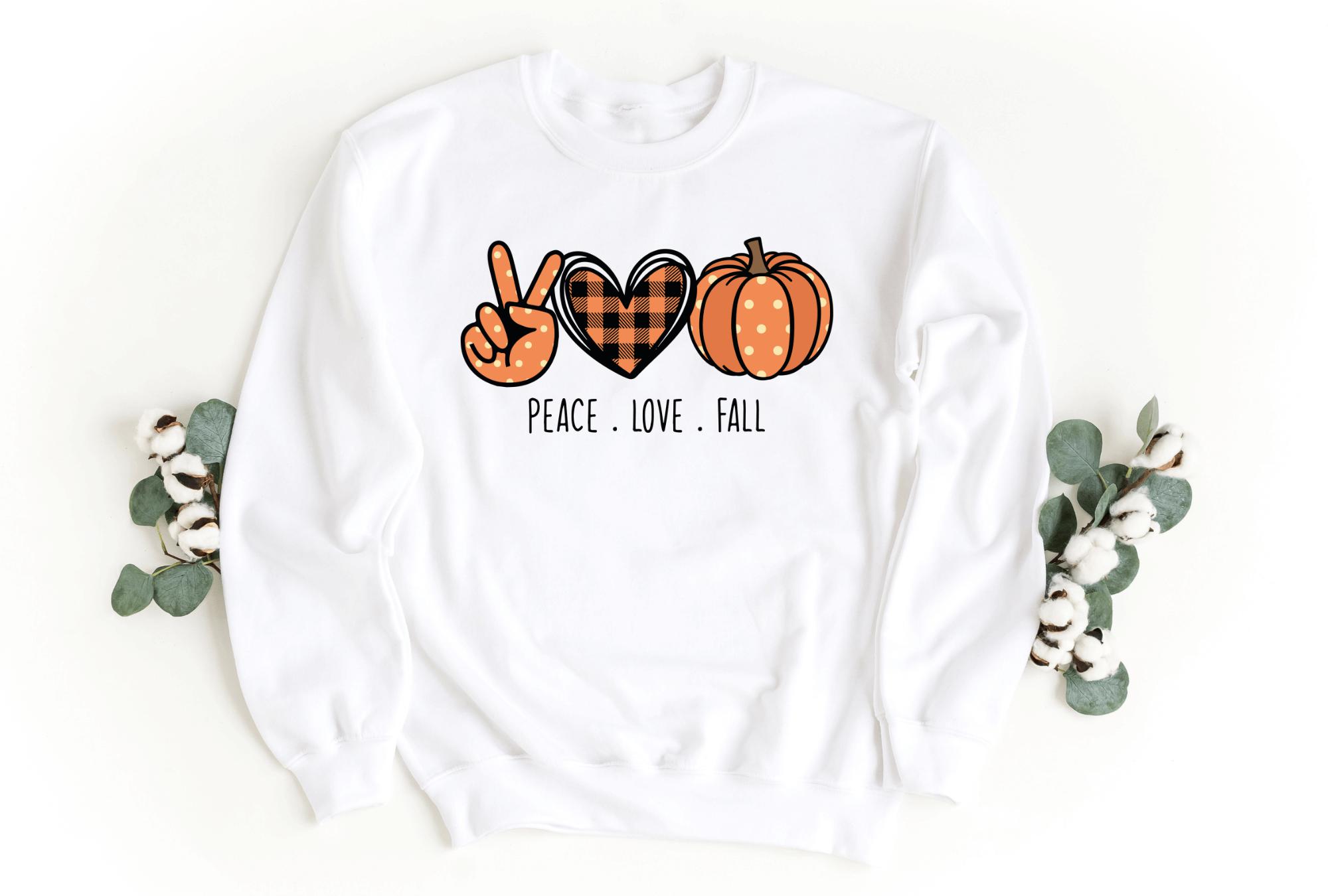Peace Love Fall Sweatshirt