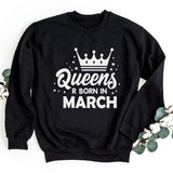 Sweatshirt-Queen Birthday Sweatshirt (Customize Your Month)-S-Black-Jack N Roy