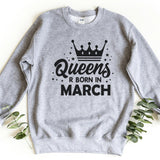 Sweatshirt-Queen Birthday Sweatshirt (Customize Your Month)-S-Sport Grey-Jack N Roy