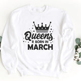 Sweatshirt-Queen Birthday Sweatshirt (Customize Your Month)-S-White-Jack N Roy
