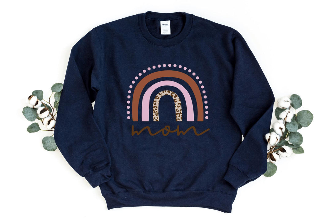 Sweatshirts-Rainbow Mom Sweatshirt-S-Navy-Jack N Roy