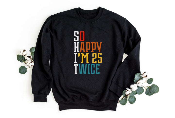 Sweatshirts-S.H.I.T. I'm 50 Sweatshirt-S-Black-Jack N Roy