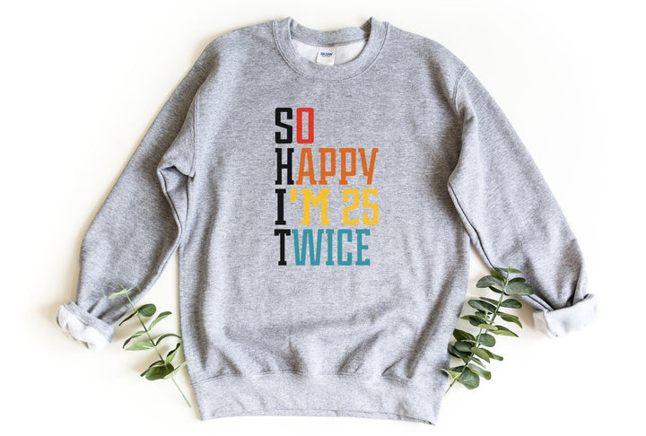 Sweatshirts-S.H.I.T. I'm 50 Sweatshirt-S-Sport Grey-Jack N Roy