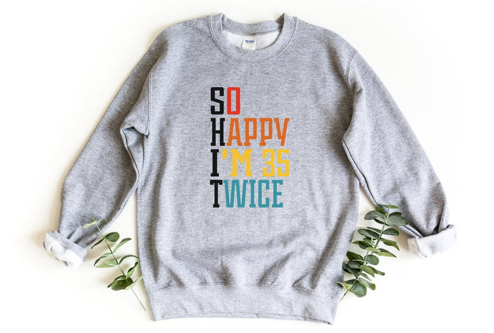 Sweatshirts-S.H.I.T. I'm 70 Sweatshirt-S-Sport Grey-Jack N Roy