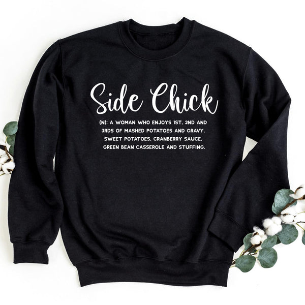 Sweatshirt-Side Chick Sweatshirt-S-Black-Jack N Roy