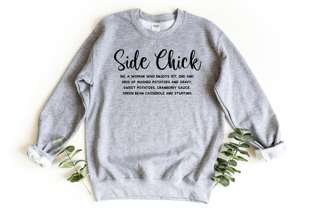 Sweatshirts-Side Chick Sweatshirt-S-Sport Grey-Jack N Roy