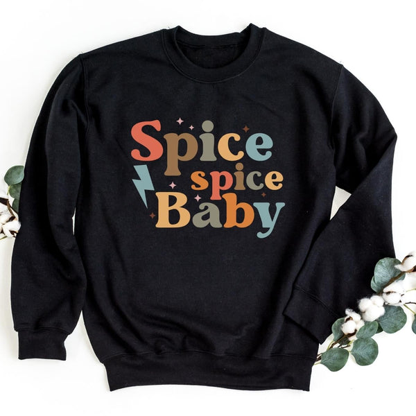 Sweatshirt-Spice Spice Babe Sweatshirt-S-Black-Jack N Roy