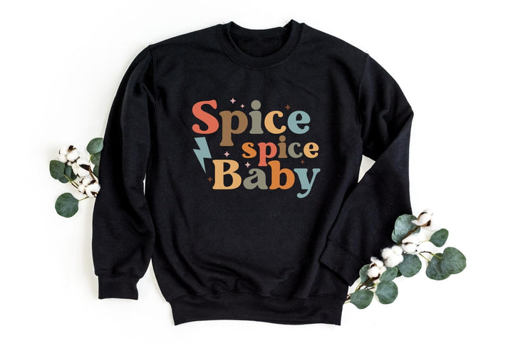 Sweatshirts-Spice Spice Babe Sweatshirt-S-Black-Jack N Roy