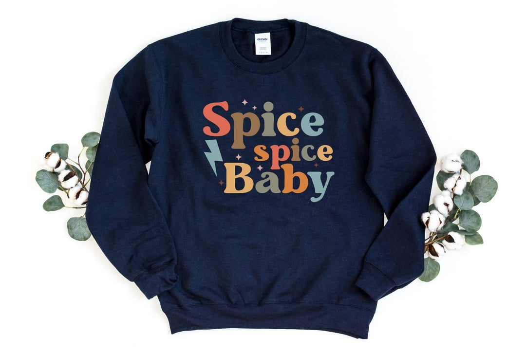 Sweatshirts-Spice Spice Babe Sweatshirt-S-Navy-Jack N Roy