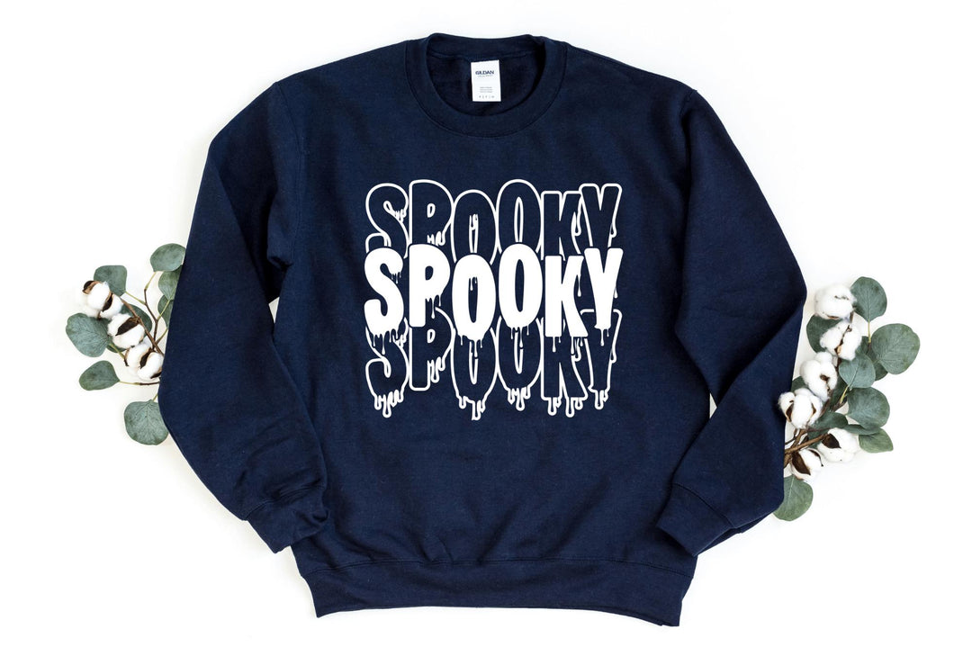Sweatshirts-Spooky Sweatshirt-S-Navy-Jack N Roy