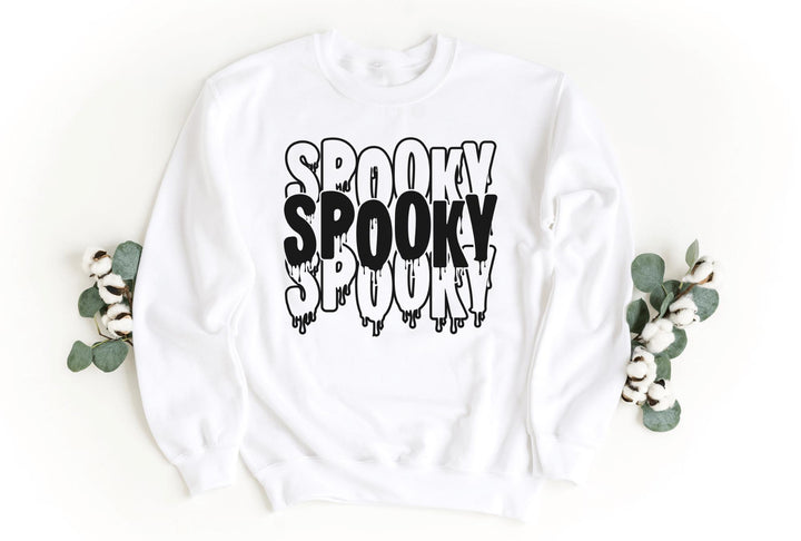 Sweatshirts-Spooky Sweatshirt-S-White-Jack N Roy