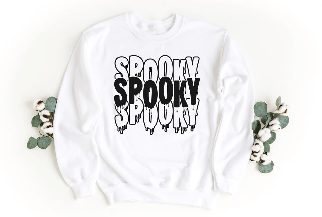 Sweatshirts-Spooky Sweatshirt-S-White-Jack N Roy