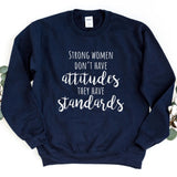 Sweatshirt-Strong Women Sweatshirt-S-Navy-Jack N Roy