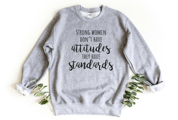 Sweatshirt-Strong Women Sweatshirt-S-Sport Grey-Jack N Roy