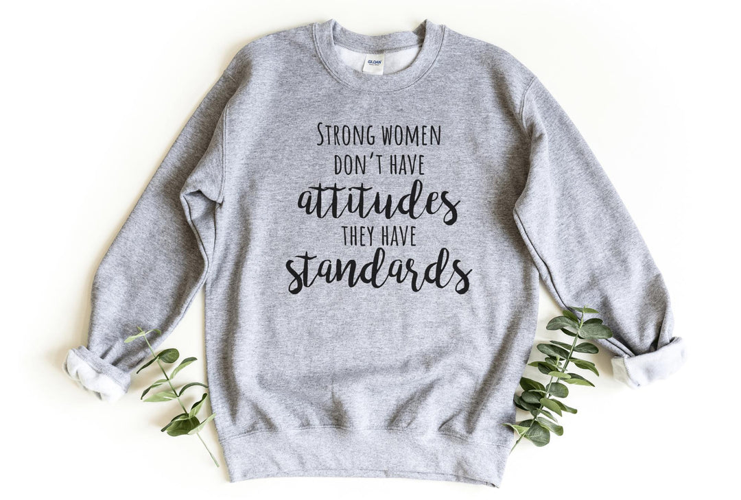 Sweatshirts-Strong Women Sweatshirt-S-Sport Grey-Jack N Roy