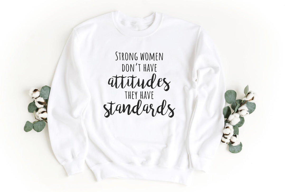 Sweatshirts-Strong Women Sweatshirt-S-White-Jack N Roy