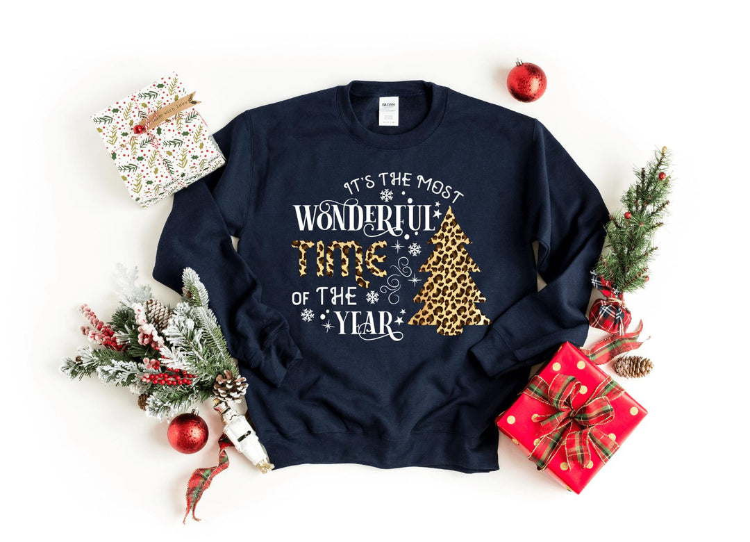 Sweatshirts-The Most Wonderful Time Of The Year Sweatshirt-S-Navy-Jack N Roy