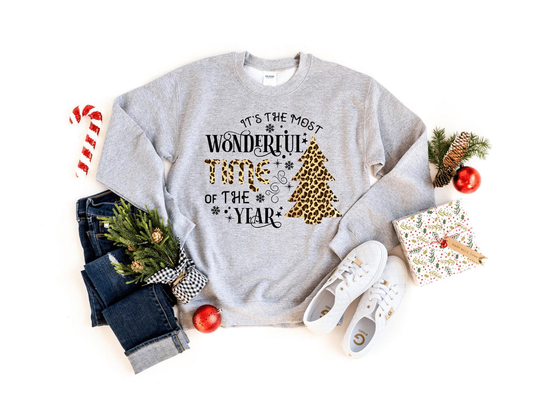 Sweatshirts-The Most Wonderful Time Of The Year Sweatshirt-S-Sport Grey-Jack N Roy