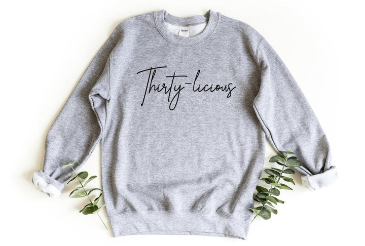 Sweatshirts-Thirty-licious Sweatshirt-S-Sport Grey-Jack N Roy