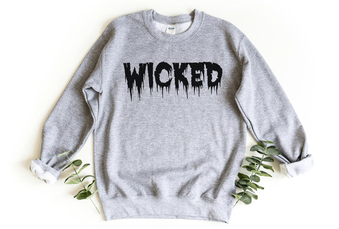 Sweatshirts-WICKED Sweatshirt-S-Sport Grey-Jack N Roy