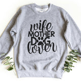 Sweatshirt-Wife Mother Dog Lover Sweatshirt-S-Sport Grey-Jack N Roy