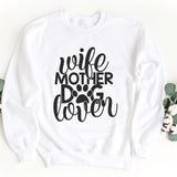 Sweatshirt-Wife Mother Dog Lover Sweatshirt-S-White-Jack N Roy